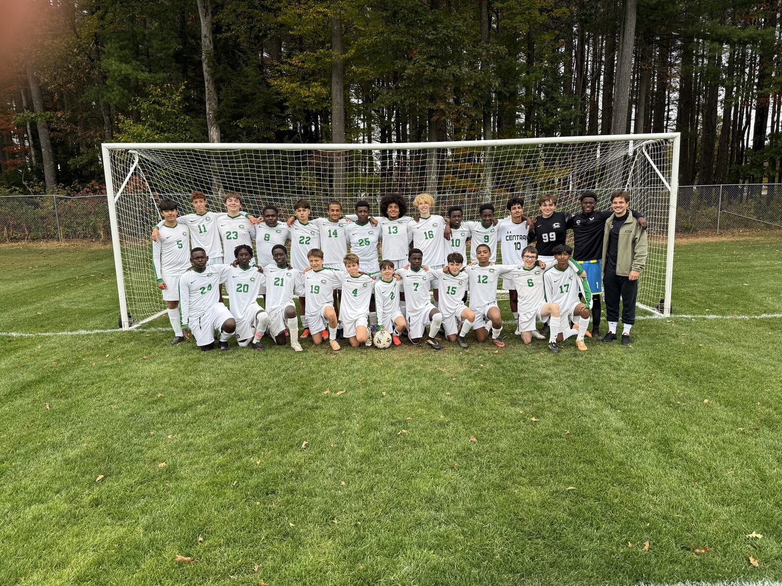 Central boys' JV soccer team