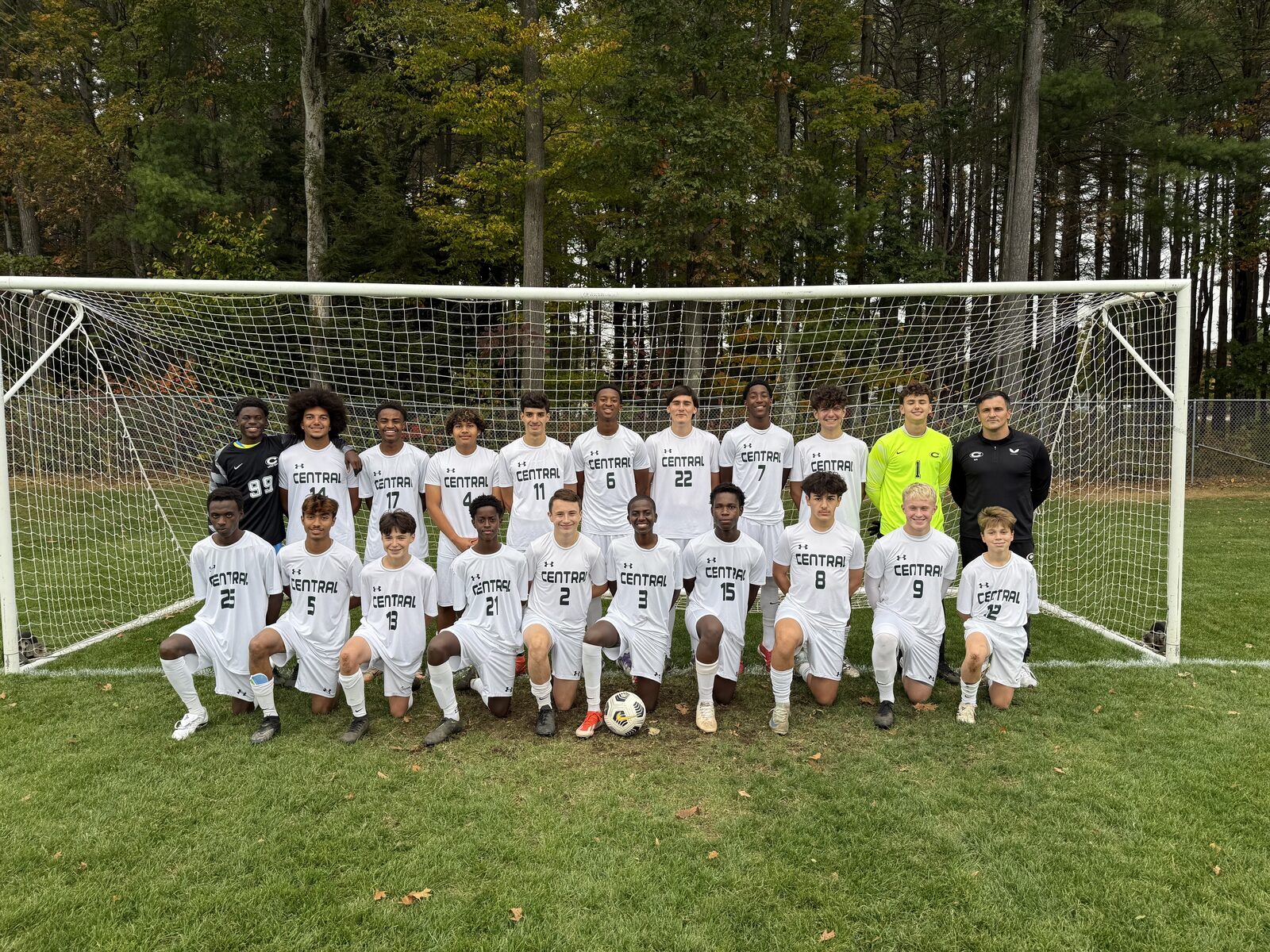 Central boys' soccer team