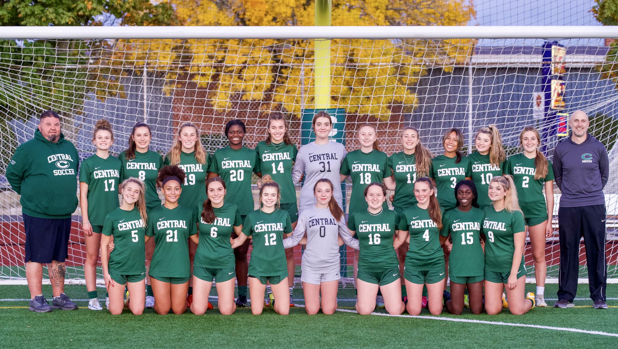 Central girls' soccer team